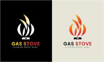 Gas burner icon, kitchen gas stove, cooking instructions glyph icon, Oven line icon, fire gas stove icon logo design round circle symbol Fire Flame Logo Design Ideas vector