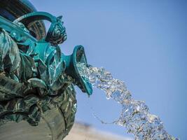 The Fountain of the Lions Portuguese Fonte dos Leoess a 19th-century fountain built by French company photo