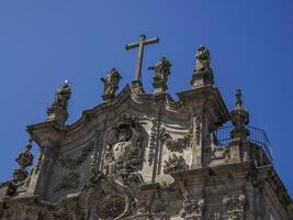 Carmelites church with Our Lady of Mount Carmel. in the center of Porto, Portugal. photo