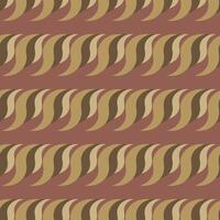 A pattern of brown and tan waves with a red background. vector