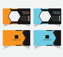 business card design template vector