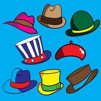 The hat for headdress cartoon style image vector