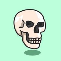 illustration Skull. design Skull. Skull Cartoon design illustration and icon for website, digital and print vector