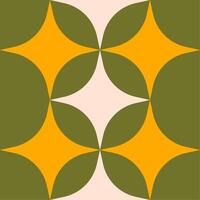 Geometric colorful tile pattern design vector