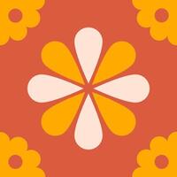 Geometric colorful tile pattern design vector