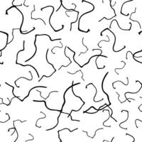 Seamless pattern with sketch squiggle vector