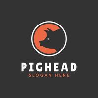 Pig Logo and icon template designs vector