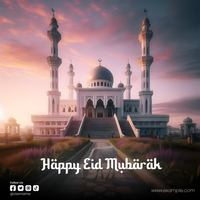 Islamic festival social media post template psd