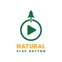 jugar naturaleza logo vector