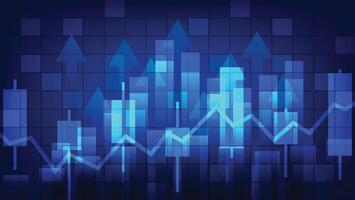 economía y Finanzas concepto antecedentes con tendencia alcista flecha espectáculo crecimiento vector