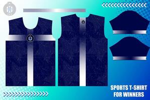 DESIGN OF UNIFORM TEXTURES FOR SPORTS T-SHIRTS vector