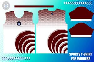 DESIGN OF UNIFORM TEXTURES FOR SPORTS T-SHIRTS vector