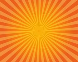 Sunburst Texture Pattern Background Orange Free vector