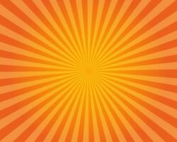 rayos de sol textura modelo antecedentes naranja gratis vector