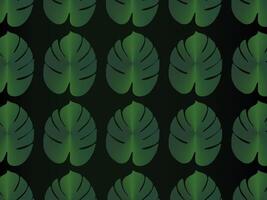 Tree leaves pattern vector