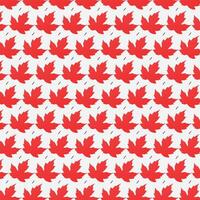 Maple leaf pattern vector
