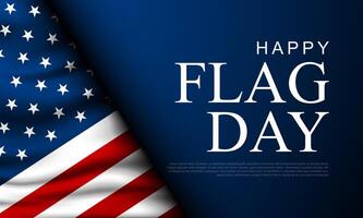 Happy Flag Day United States Of America June 14 Background Illustration vector