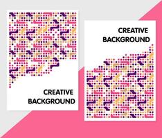 Modern abstract covers, geometric shapes covers design. Modern creative design poster flyer brochure layout template with abstract geometric graphic elements. Corporate report, notebook, planner cover vector