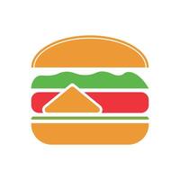 Hamburger logo design vector