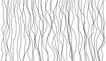 Hand drawn wavy background horizontal surface seamless wallpaper line art. vector