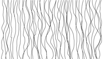 Hand drawn wavy background horizontal surface seamless wallpaper line art. vector