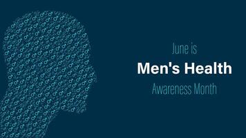 Men's Health Awareness Month, illustration vector