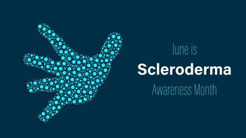 Scleroderma Awareness Month, illustration vector