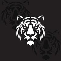 logotipo de cabeza de tigre vector