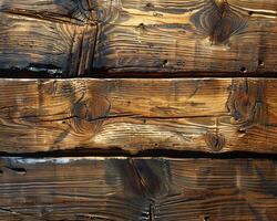 Rustic wood grain texture close-up photo