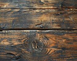 Rustic wood grain texture close-up photo