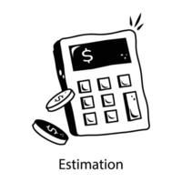 Trendy Estimation Concepts vector