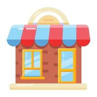 Trendy Laundry Store vector