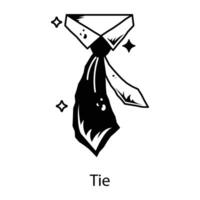 Trendy Tie Concepts vector