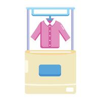 Trendy Wrapping Machine vector