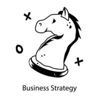 Trendy Business Strategy vector