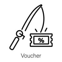 Trendy Voucher Concepts vector