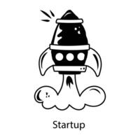 Trendy Startup Concepts vector