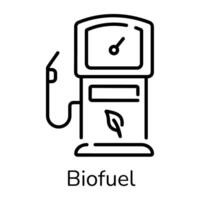 Trendy Biofuel Concepts vector