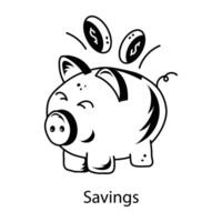 Trendy Savings Concepts vector