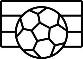 Soccer Ball outline illustration vector