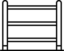 Jumping Bar outline illustration vector