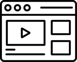 Tutorials outline illustration vector