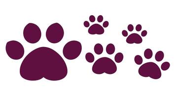 Exploring Cat Paws Trails Illustrations for Feline Enthusiasts vector