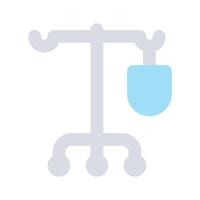 A beautiful icon of drip stand design of trendy style vector