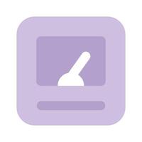 Beautiful icon of weight scale, weight machine design vector