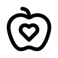 Amazing icon of apple, ready to use vector