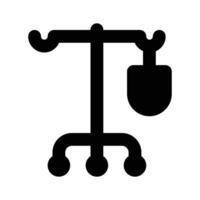 A beautiful icon of drip stand design of trendy style vector