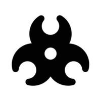 Trendy design of biohazard symbol, ready to use vector