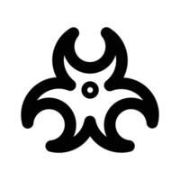 Trendy design of biohazard symbol, ready to use vector