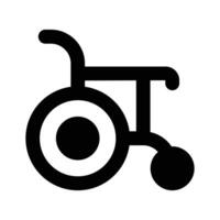 Icon of wheelchair in modern and trendy style, premium vector